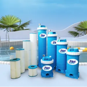 Katrij tipe air penggantian filter kolam seri PLF untuk kartrid filter air spa dan kolam renang