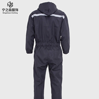 Combinaison à capuche en polyester pour hommes et femmes, printemps/automne, anti-poussière, résistante aux taches, vêtement de travail une pièce pour réparation automobile et peinture