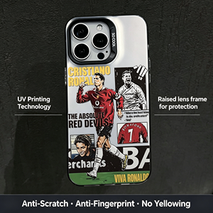 <span class=keywords><strong>Coque</strong></span> de téléphone antichoc en TPU mat avec affiche de bande dessinée de joueur de football rouge n°7, pour <span class=keywords><strong>iPhone</strong></span> 17 16 15 14 13 <span class=keywords><strong>Pro</strong></span> Max - Product Image 2