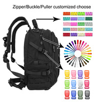 25L Nylon Tactique Sac À Dos Noir Molle Assault Sac À Dos Sortie Randonnée Trekking Sac À Dos avec Ordinateur Interlayer