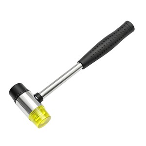 Martillo de goma JF con mango de acero, cabezal intercambiable de 25, 30, 35, 40 mm, a prueba de golpes, para carpintería e instalación de muebles - Product Image 5