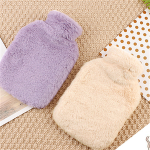 J068 sac à eau chaude en PVC, couverture douce et confortable, pour l'hiver, chaude et réutilisable, 1000/2000ML, chauffe-eau avec couvercle en <span class=keywords><strong>peluche</strong></span> - Product Image 4