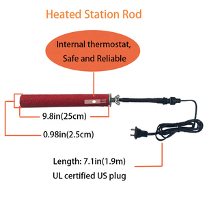 Bocca di macinazione del pappagallo riscaldata, il bastone del supporto di calore dell'artiglio di macinazione può fissare il supporto per uccelli in resina della gabbia per uccelli bastone francese dello stesso stile - Product Image 3