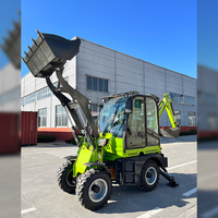Livraison Gratuite 2T 2.5T 3T Euro5 CE EPA Mini Chargeuse-pelleteuse sur roues mobile agricole