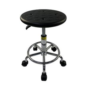Tabouret pivotant antistatique ESD de haute qualité avec assise texturée en PU et pieds fixes, <span class=keywords><strong>chaise</strong></span> de laboratoire pour la biologie, l'industrie pharmaceutique et l'ameublement <span class=keywords><strong>d</strong></span>'atelier - Product Image 4