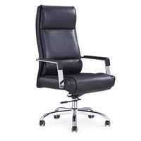 Chaise de bureau de direction en cuir ergonomique pivotante avec accoudoirs réglables, luxe, pour longues heures de travail, idéale pour la maison, les salles de réunion et les chaises d'invités