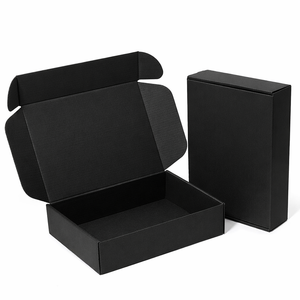 Emballage d'expédition de cosmétiques Blush, boîte d'expédition en carton ondulé E, boîte d'expédition à rabat supérieur, emballage personnalisé imprimé - Product Image 1