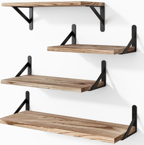<span class=keywords><strong>Estantes</strong></span> <span class=keywords><strong>flotantes</strong></span> de madera para pared de diferentes tamaños para decoración de granja <span class=keywords><strong>en</strong></span> dormitorio, baño, sala de estar, almacenamiento de <span class=keywords><strong>cocina</strong></span> - Product Image 1