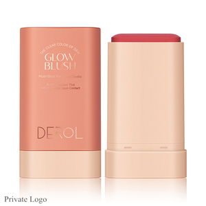 Stick de blush crémeux de luxe Fleur Juicy 3 couleurs avec logo personnalisé, maquillage en stick pour les lèvres <span class=keywords><strong>et</strong></span> les joues, teintes bordeaux, rose <span class=keywords><strong>et</strong></span> rubis - Product Image 1