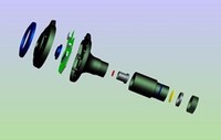 Caméra de microscope numérique 3MP avec tube oculaire de 9,13''/11,81'' Connexion Tube oculaire CMOS couleur à gros pixels pour l'inspection industrielle