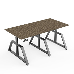 Table de conférence réglable en hauteur, support d'ordinateur, électrique, pour s'asseoir, table moderne, pour réunion - Product Image 6