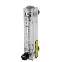 Portable Acrylique Panneau Gaz Débit Régulateur D'oxygène Rotamètre Jauge De Débit air Gaz Eau Liquide Mesure Gamme Rotamètre Débitmètre