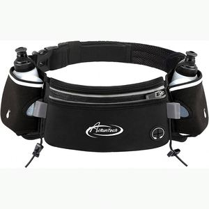 Ceinture d'hydratation de course améliorée avec fermeture éclair, résistante à l'eau, 4-6 compartiments pour hommes et femmes - Product Image 2