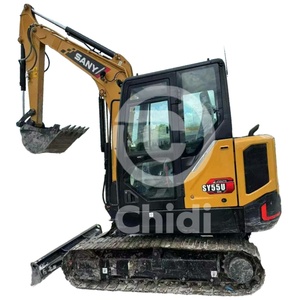 SY55U มือสอง Sany รถขุดตีนตะขาบไฮดรอลิก5.5ตันพร้อมกระปุกเกียร์และปั๊ม SY60C-9 SY35U - Product Image 1