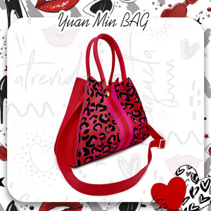 Borsa Tote da Donna in Maglia 3D Leggera e Portatile, Multifunzionale, per Viaggi e Tempo Libero, con Stampa Leopardata - Product Image 2
