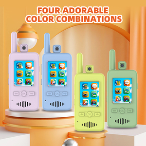 Talkie-walkie vidéo multifonction pour enfants, appareil photo, musique, jeu, jouet rechargeable, <span class=keywords><strong>radio</strong></span> bidirectionnelle - Product Image 3