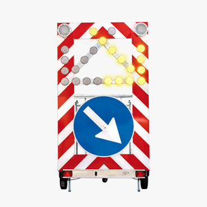 Panneaux d'affichage à messages variables, panneau d'affichage LED pour le trafic, panneau de contrôle LED, panneau de signalisation LED, panneau LED portable sur remorque - Product Image 5