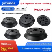 Ventouses à vide robustes monocouche en silicone/caoutchouc nitrile H32/H40/H50/H63/H80/H100/H125S/N Accessoires pour bras robotiques