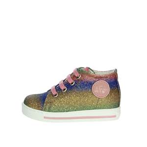 Scarpe da ginnastica da ragazza Falcotto, modello casual a taglio basso, colore bronzo glitterato - Product Image 1