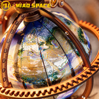 ARTYIMO Art Tour World Globe Vente en gros de jouets éducatifs STEM en vrac, décoration de bureau, kits de modèles métalliques OEM, puzzle 3D en métal