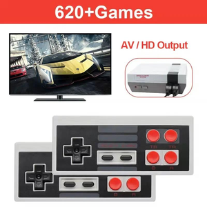 Console di gioco TV all'ingrosso 8-Bit console di gioco rosso e bianco console con 620 giochi integrati - Product Image 2