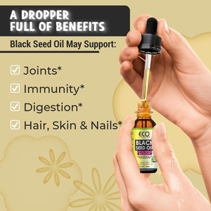 100% Puure Aceite de semilla de comino negro orgánico sin OGM y vegano prensado en frío con vitamina E -916042 - Product Image 1