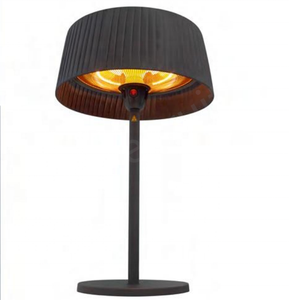 Pemanas teras berdiri bebas luar ruangan 1500W colokan Inggris pemanas listrik inframerah dengan perlindungan Tip-Over - Product Image 4