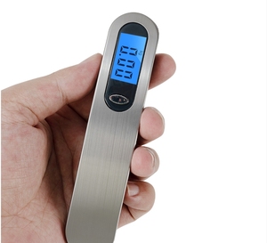 Tragbare elektronische 50-kg-Gepäckwaage für die Küche Mini-Hand waage mit Batteries trom zur Gewichts messung - Product Image 6