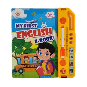 Sound Book Customized Kids Electronics Arabic Reading Book Push Buttons Educational Book For Baby