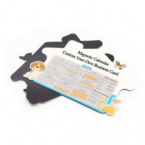 Tarjetas con Forma Personalizada, Impresión Personalizada, Tarjetas de Visita Económicas, Imán para Refrigerador, Calendario - Product Image 3