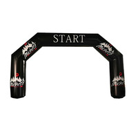 Arche gonflable pour événements en plein air avec impression intégrale du logo de la marque, arche gonflable sur mesure