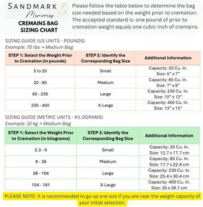 Sandmark Memories Regenbogenbrücke Burgunderrote Samt-Urne Kleine (5 X 7) Designierte Urne Inklusive Tasche - Product Image 5
