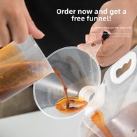 Sac à eau pliable portable de 5 L pour l'extérieur, sac à liquide de qualité alimentaire pour la bière, le jus, les boissons