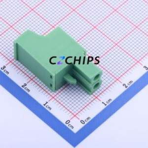 KF2EDGKC-5.0-2P Plug-in Terminal Block P=5mm Connector ( Connector Type: Plug )( Construction: 1x2P )( Pitch: 5mm ) - Product Image 2