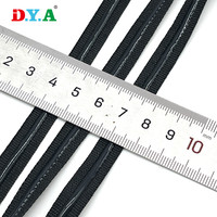 Sangle en polyester avec bande en silicone antidérapante personnalisée de 10 mm de largeur pour accessoires de vêtements et de sacs