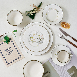 Bán Buôn Sứ Bộ Đồ Ăn Thiết Kế Tối Giản Máy Rửa Chén/Lò Vi Sóng/Lò An Toàn Bên Nhà/Nhà Hàng Sử Dụng Tùy Chỉnh - Product Image 4