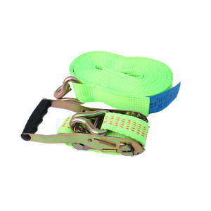Sangles à cliquet <span class=keywords><strong>de</strong></span> <span class=keywords><strong>10</strong></span> <span class=keywords><strong>tonnes</strong></span> pour tendeur <span class=keywords><strong>de</strong></span> camion Sangles à cliquet à double crochet en J avec crochet plat personnalisé - Product Image 3