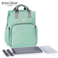 Yinxiuli mode grande capacité en Nylon mère bébé voyage sac à dos multifonctionnel étanche lavable en Machine pour maman sac