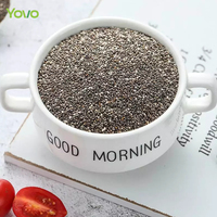 Graines de Chia Séchées Pures et Naturelles en Vrac pour Grossistes, Matière Première Noire de Chine pour Aliments Végétaliens, Boulangerie, Desserts et Cuisine