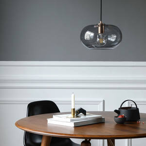 <span class=keywords><strong>Berserk</strong></span> Creative Glass Ball Chandelier Lámpara colgante para sala de estar Glass Chandelier - Product Image 4