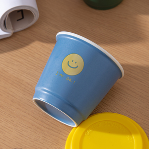 Portable Mini Cute 230Ml 7Oz Milk Tea Porcelain Gift <b>Cup</b> <b>Reusable</b> Coffee <b>Cup</b> Ceramic Coffee Mug - Product Image 3