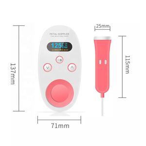 Draagbare Foetale <span class=keywords><strong>Doppler</strong></span> Mini Oled Display Echografie Prenatale Foetale Hartslagmeting Foetale <span class=keywords><strong>Doppler</strong></span> - Product Image 5
