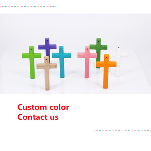 Heilige Kerk Christelijke Houten Ambachten Geschenken Religieuze Houten Kruis Bedels Hanger Ketting Decor - Product Image 6
