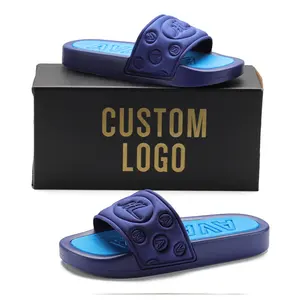 Henghao Evergreen Flip-Flops Soles Bathroom Slides Shoes Summer Flat Beach Pvc Slippers Men Slides Custom Slippers For Men Slide