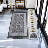 Modern Anti-Slip Jacquard 110 X 70 cm Muslim Pray Rug Islamic Prayer Mats Polyester for Prayer Rugs