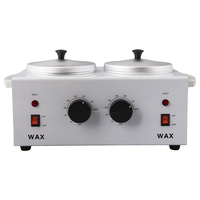 Neues Design 1200cc Enthaarung paraffin Bad Wachs Maschine Schmelz körper Doppelt öpfe Doppel Hart wachs Topf heizung Wärmer Wachs schmelzer