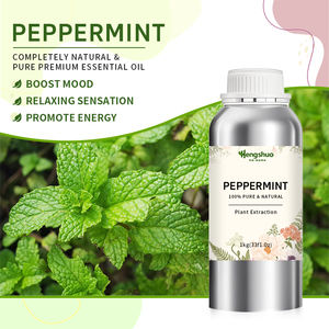 น้ำมันหอมระเหยเปปเปอร์มินต์ออร์แกนิคธรรมชาติ 100% บริสุทธิ์ สดใหม่ สำหรับการดูแลผิวประจำวัน การดูแลช่องปาก กลิ่นหอมสำหรับผิวกาย และการทำขนม - Product Image 1
