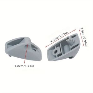 Clip de fixation pour pare-soleil de voiture, pour Volkswagen Santana Jetta, support de pare-soleil avant en plastique gris, accessoire de montage - Product Image 2