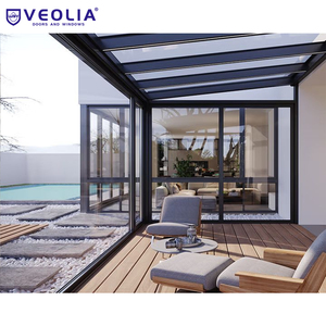 غرفة شمسية مخصصة من الألومنيوم والزجاج العازل للفيلات والشرفات والساحات من فيوليا - Product Image 4