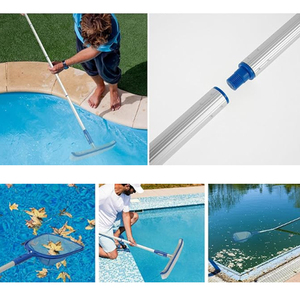 <span class=keywords><strong>Kit</strong></span> Profesional <span class=keywords><strong>de</strong></span> <span class=keywords><strong>Limpieza</strong></span> <span class=keywords><strong>de</strong></span> <span class=keywords><strong>Piscinas</strong></span> <span class=keywords><strong>para</strong></span> Exteriores con Red <span class=keywords><strong>de</strong></span> Recogida y Cepillo <span class=keywords><strong>para</strong></span> Algas, Alta Eficiencia y Durabilidad - Product Image 2